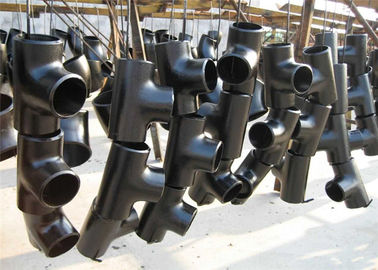 Black Steel Pipe Fittings Thick Wall Tee Carbon Steel Equal Tee SCH40