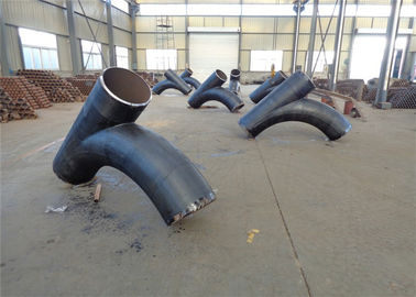 ISO 9001 Api Ce Forged Butt Welded Tee Steel Pipe Fittings For Petroleum