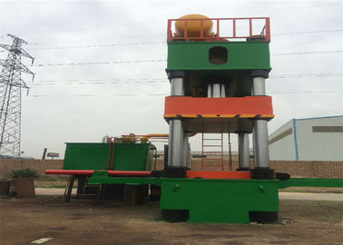 Green And Orange Color Hydraulic Metal Press Machine High Efficiency Elbow Calibration