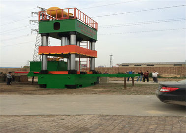 Green And Orange Color Hydraulic Metal Press Machine High Efficiency Elbow Calibration